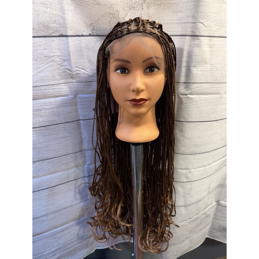 Full Braided 360 Lace Front 30 Inch Synthetic Wig